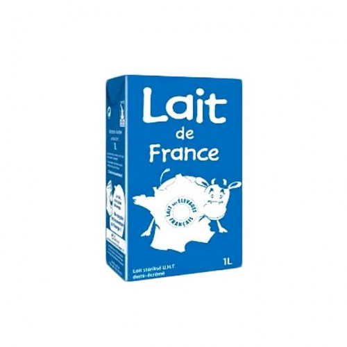 PACK(6) LAIT DE FRANCE DEMI ECREME (1l)