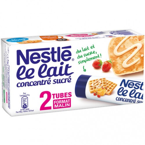 NESTLE TUBE - LAIT CONCENTRE SUCRE (2x170g)